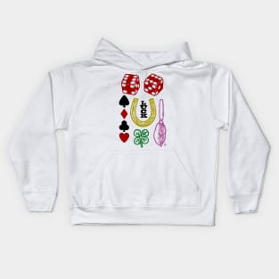 Vintage Good Luck Charms Kids Hoodie